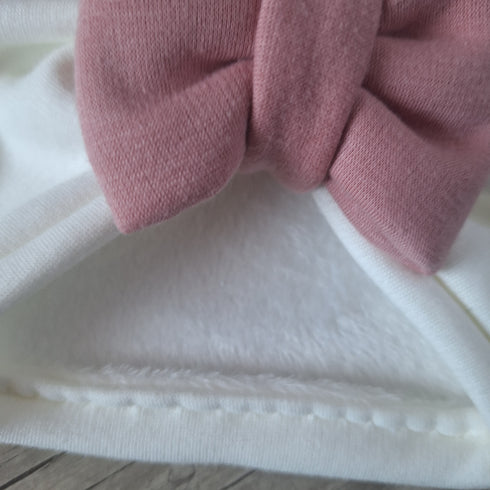 Turban nœud , buns ou simple en Polaire alpine- Oeko-Tex